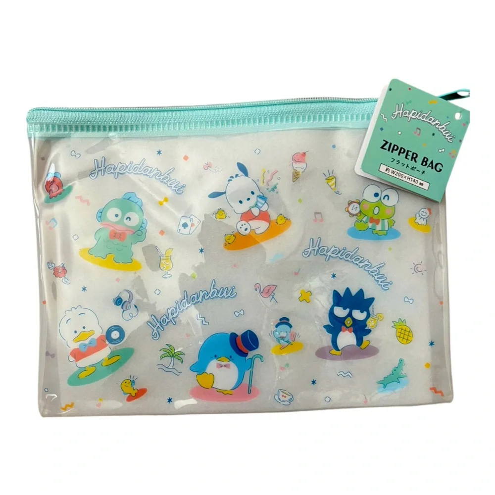 Sanrio Characters Pencil Case Pouch Makeup Bag Plastic ✨BRAND 🆕 NWT✨ SUPER CUTE